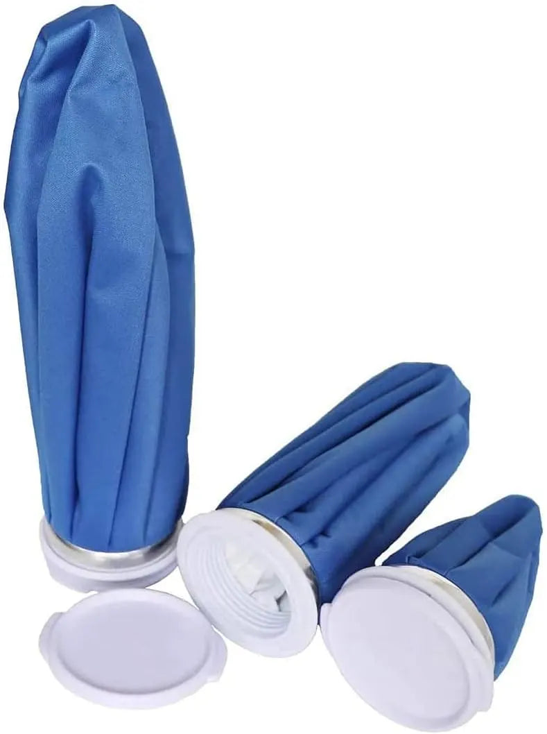Ice Bags for Injuries Reusable Leak-Proof Ice Packs for Injury Hot Cold Therapy for Head Knee Ankle Face Back Shoulder Fever Elbow Pain Relief Soft Large Medium Small (11 9 6 Inch) 3 Pack