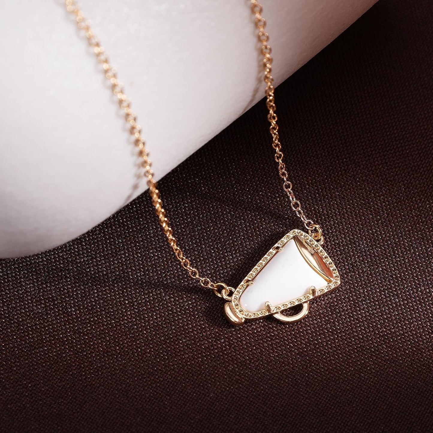 Cheerleader Gifts Cheer Necklace, Cheerleading Necklace for Women Cheer Team Gifts Pendant Charm Necklace Jewelry Cheer Coach Gifts for Women Mom Coach - Image 2