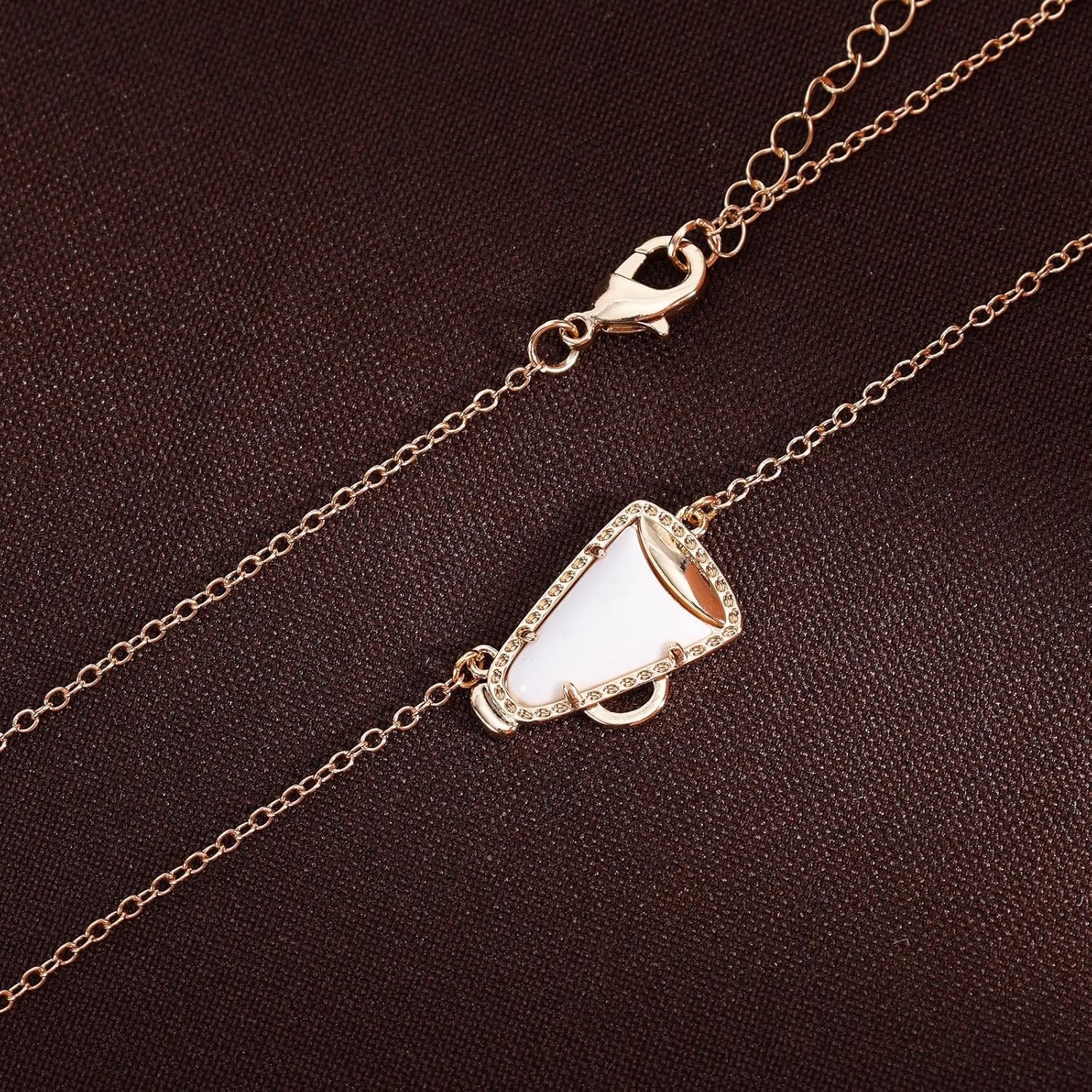 Cheerleader Gifts Cheer Necklace, Cheerleading Necklace for Women Cheer Team Gifts Pendant Charm Necklace Jewelry Cheer Coach Gifts for Women Mom Coach - Image 4