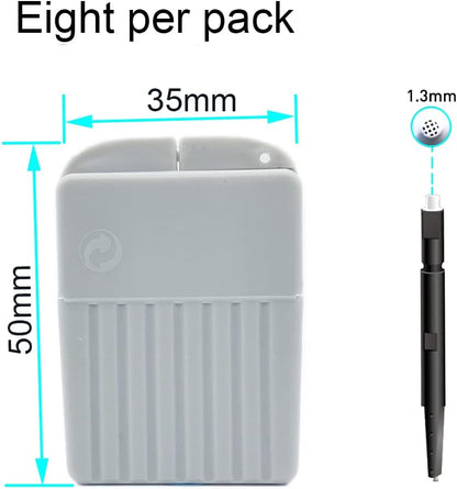 Hearing aid Wax Guards Filters Cerumen Stop Wax Traps for Phonak, Unitron, Widex Hearing aids Cleaner with Cleaning Brush kit Tools and Carry case – 3Packs/24 Filters - Image 4