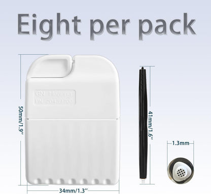 GN Cerustop Wax Guards PN 20439700 Filters for Resound/phonak/Unitron/Resound/Beltone/Widex Heaing Aids with Cleaning Brush Tools Kit and Carry Case-3packs - Image 2