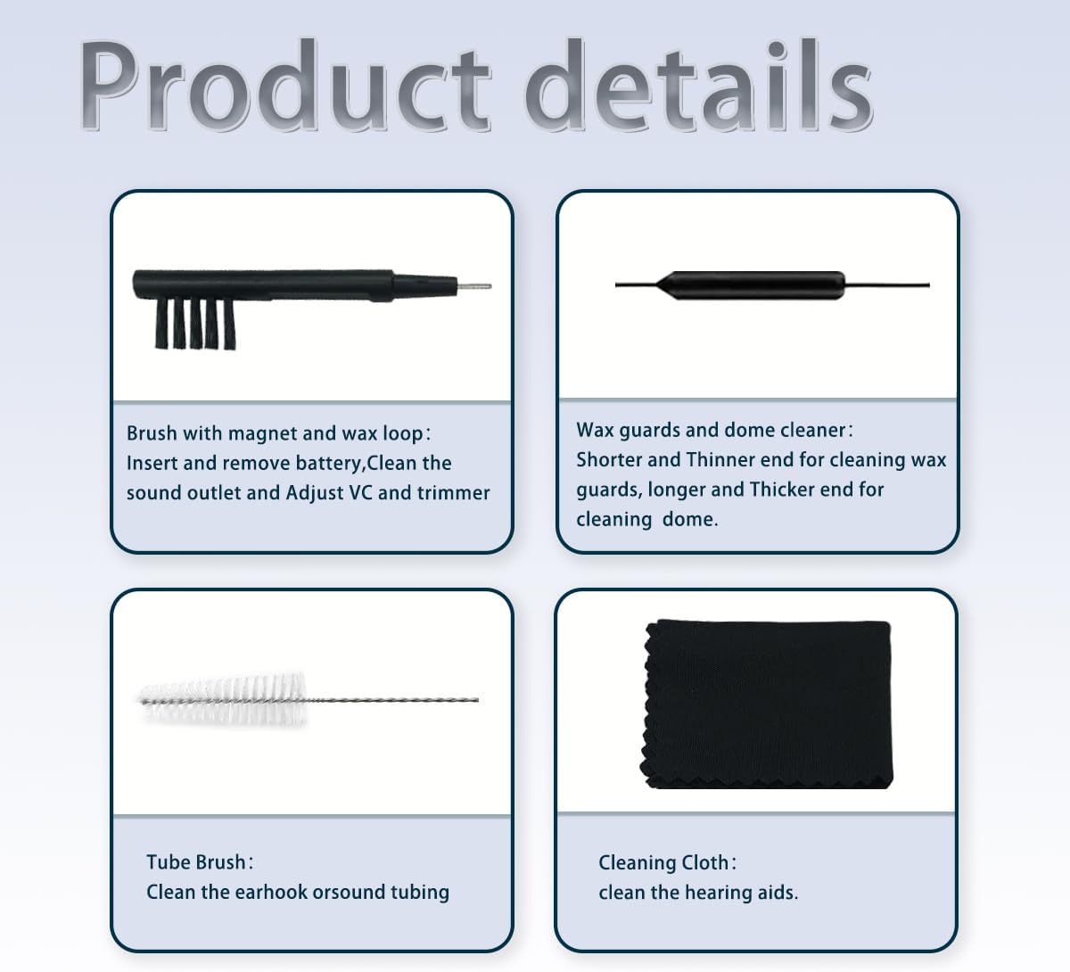GN Cerustop Wax Guards PN 20439700 Filters for Resound/phonak/Unitron/Resound/Beltone/Widex Heaing Aids with Cleaning Brush Tools Kit and Carry Case-3packs - Image 4