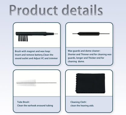 GN Cerustop Wax Guards PN 20439700 Filters for Resound/phonak/Unitron/Resound/Beltone/Widex Heaing Aids with Cleaning Brush Tools Kit and Carry Case-3packs - Image 4
