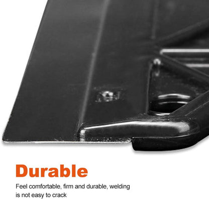 Paint Trim Guard, Cutting in Tools for Painting, Multi-Purpose Straight Edge Tool Paint Guide Painter's Trim Guard Stainless Steel Paint Shield for Paint Guide & Measurement(Black) - Image 3