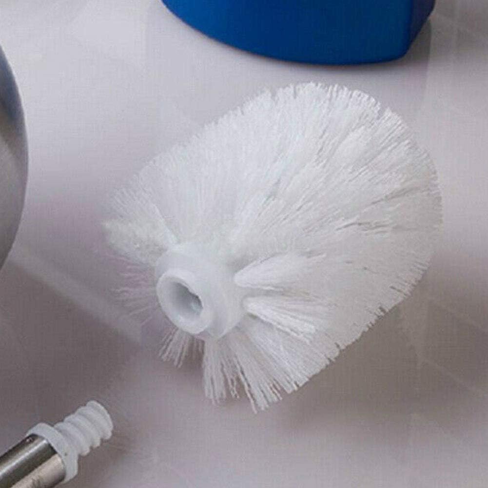 2pcs Toilet Bowl Brush Replacement Head, Universal Toilet Brush Head, Plastic Replacement Toilet Bowl Brush Head, Hotel Home Cleaning Tool Fit for Most of Cleaning Holders - Image 2