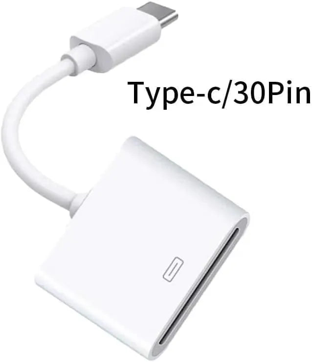 for Apple 30pin Female to USB 3.1 Type-C USB-C Sync Data Charging Adapter Cable Cell Phone OTG Adapters USB Cables Accessories, USB c Female to USB Female Adapter - Image 2