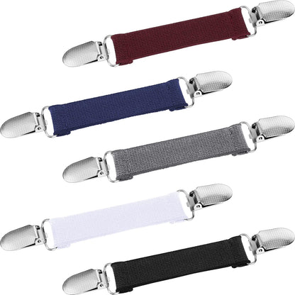 5 Pcs Fit Dress Cinch Clips Set Retro Cardigan Collar Back Cinch Shawl Clip