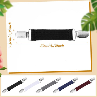 5 Pcs Fit Dress Cinch Clips Set Retro Cardigan Collar Back Cinch Shawl Clip - Image 3