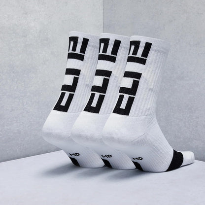 Elite Basketball Crew Socks for Men and Women, Cushion Performance Athletic Basketball Socks - Image 2
