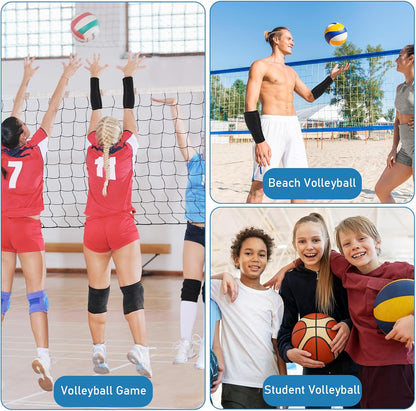 2pcs Volleyball Arm Sleeves Passing Hitting Forearm Sleeves Sports Compression Sleeves Training Arm Guards - Image 4