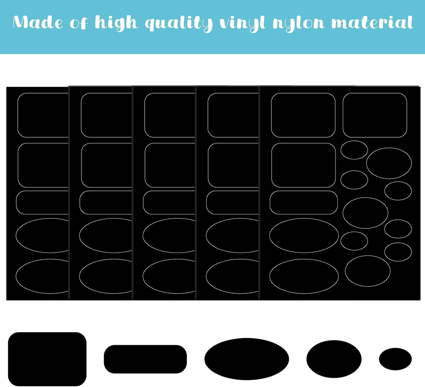 75Pcs Down Jacket Repair Patch, Black Self Adhesive Nylon Repair Patch Tape Washable Fabric Clothing Repair Patch Tape for Puffer Jackets Coats Tents Sleeping Bags Down Jacket Repair Patches - Image 3