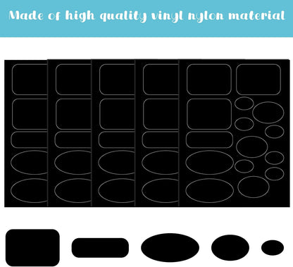 75Pcs Down Jacket Repair Patch, Black Self Adhesive Nylon Repair Patch Tape Washable Fabric Clothing Repair Patch Tape for Puffer Jackets Coats Tents Sleeping Bags Down Jacket Repair Patches - Image 3