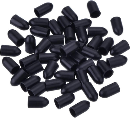 50 Pcs Pourers Dust Covers Olive Oil Liquor Bottle Pour Spout Cover Rubber Caps (Not Include the Spout)