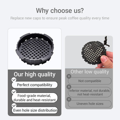 2 Pcs Replacement Filter Cap, Compatible with AeroPress Coffee and Espresso Maker - Image 3