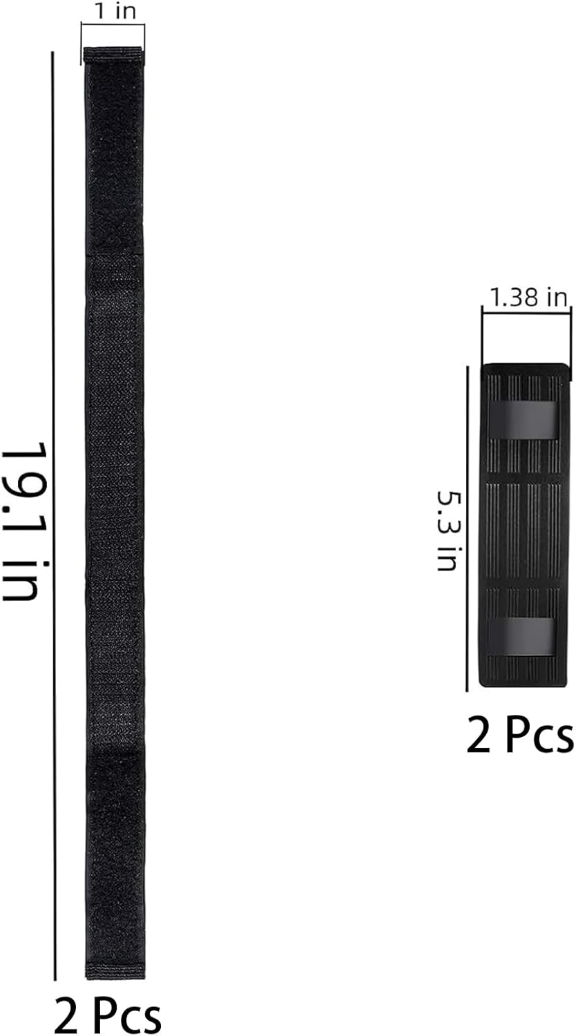 4 Piece Adjustable Hoverboard Seat Attachment and Protector Hook for Kart Accessories Self Balance (19.1 Inches), Boogie Board Strap Replacement, Kids and Adult Go-Kart - Image 2