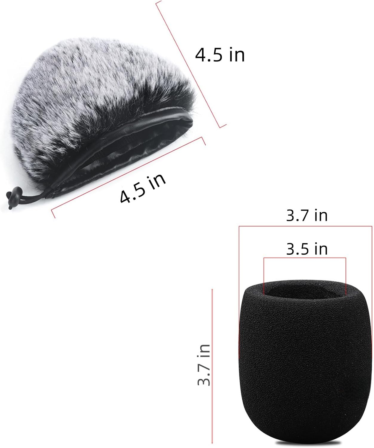 2 PCS Pop Filter Compatible with Blue Yeti Microphone,For Yeti Mic,For Blue Yeti Pro USB Microphone - Image 2