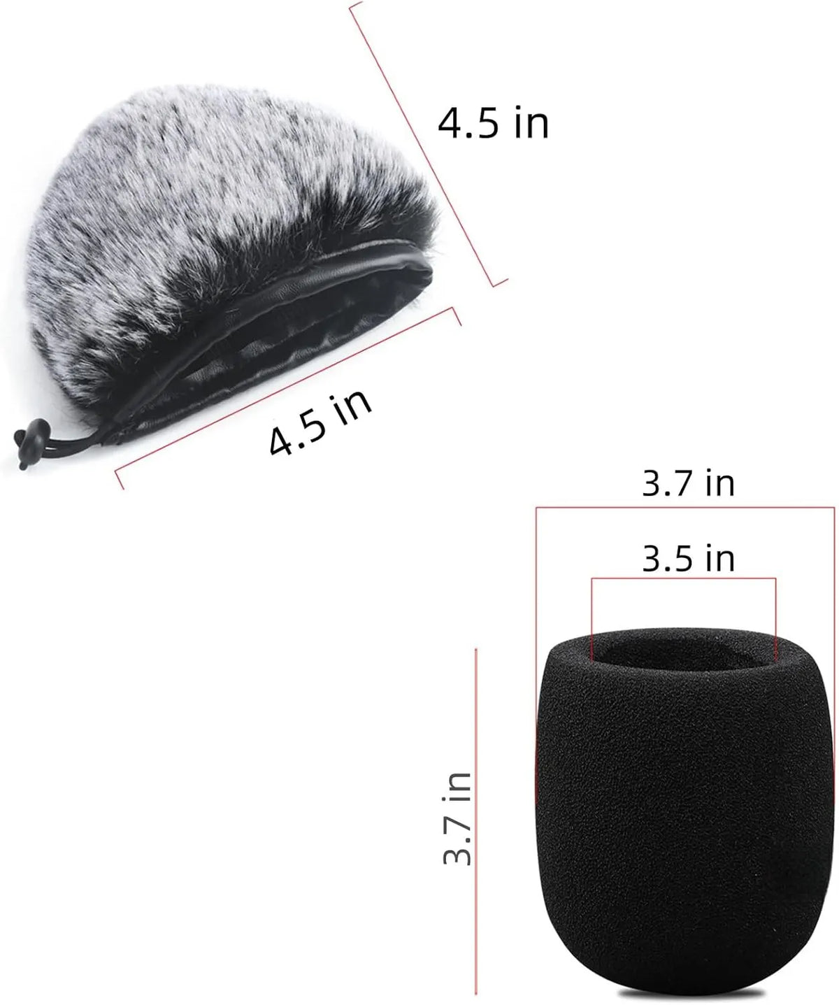 2 PCS Pop Filter Compatible with Blue Yeti Microphone,For Yeti Mic,For Blue Yeti Pro USB Microphone - Image 2