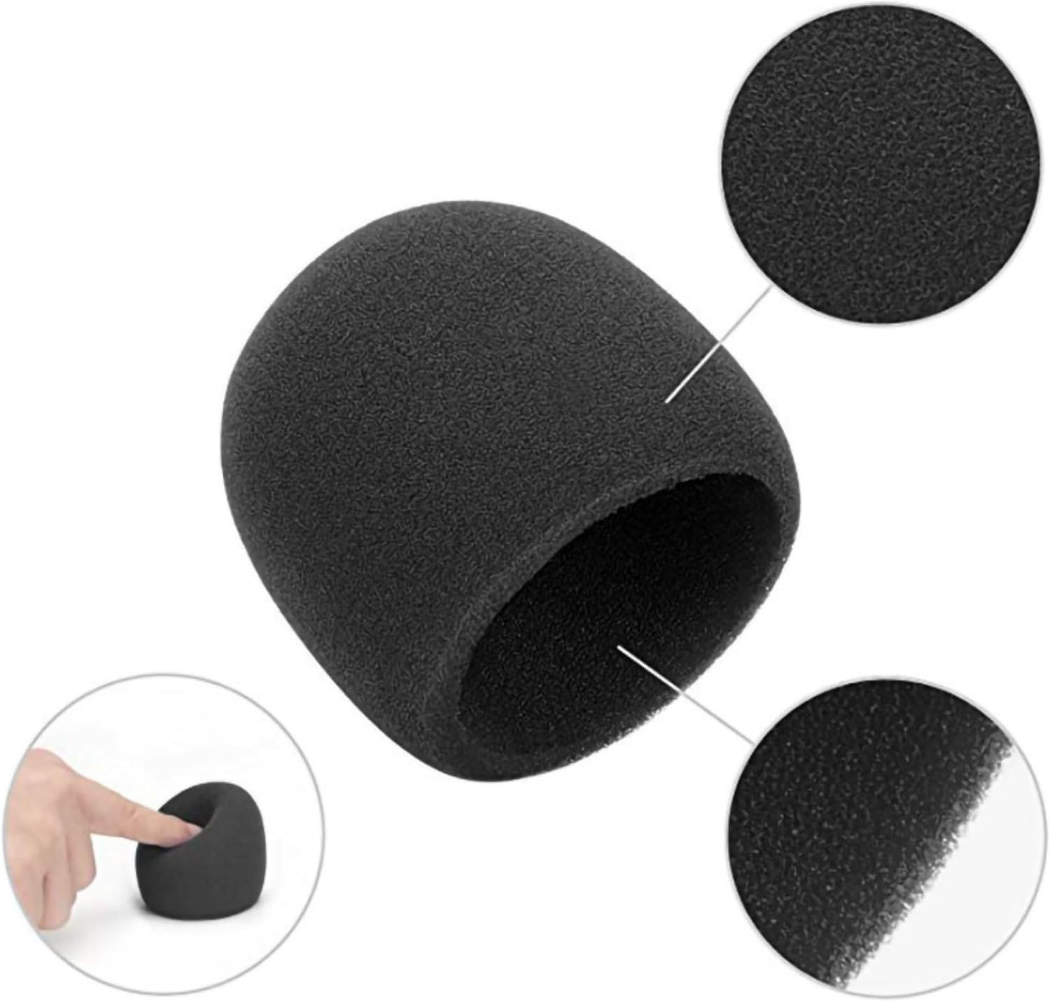 2 PCS Pop Filter Compatible with Blue Yeti Microphone,For Yeti Mic,For Blue Yeti Pro USB Microphone - Image 3