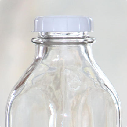 Glass Milk Bottle Caps - 12 Pack - Only Fits Milk Bottles with 48mm (1.87 inch) Tops, Snap On Lids - Image 2