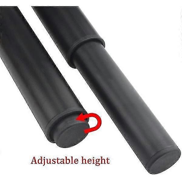 (25-42cm, black) Set of 4 strong adjustable metal furniture legs-YuJia - Image 3