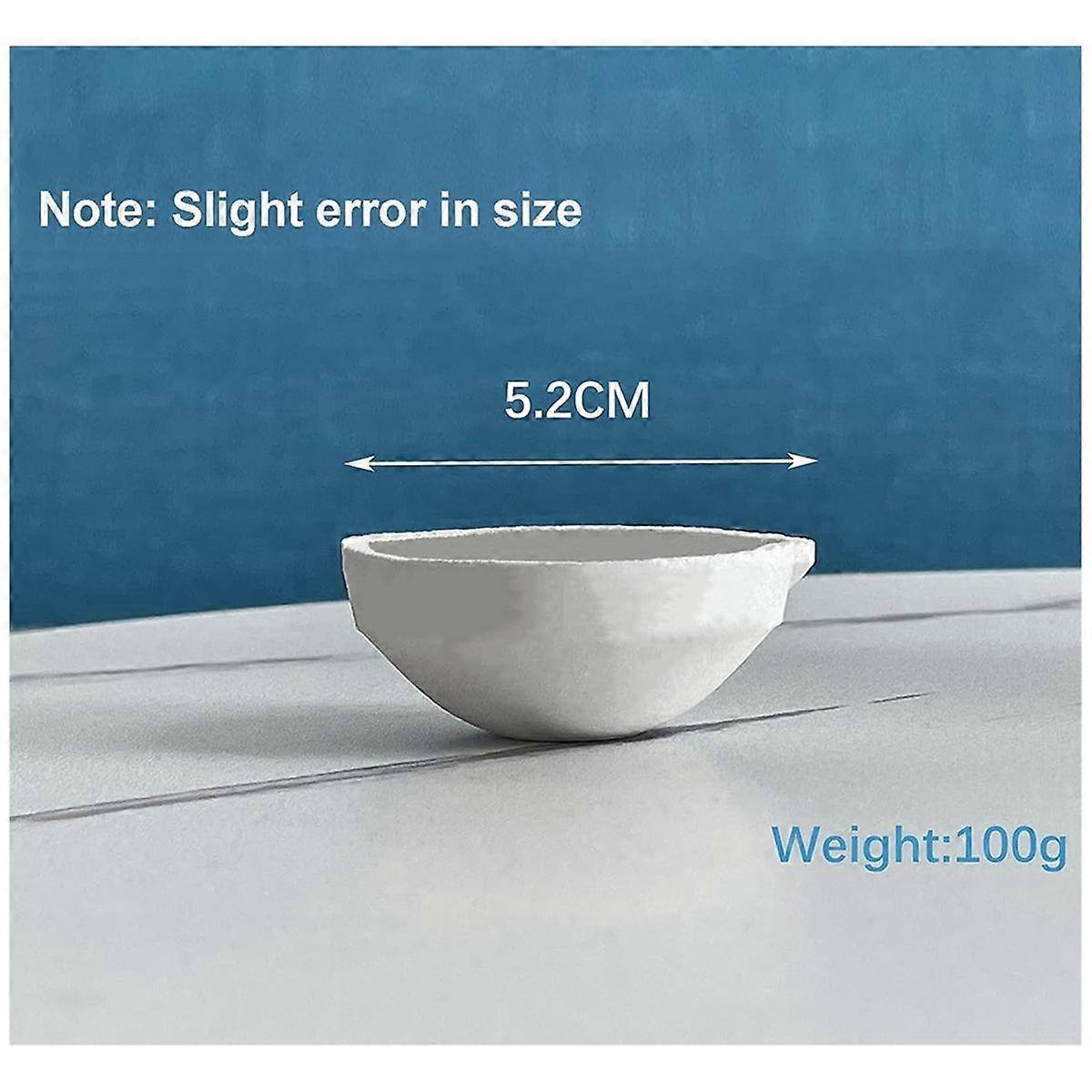 Small Melting Ceramic Crucible Dish Cup Set with Whip Tongs Handle 2A Melting Ceramic Crucible Set - Image 2