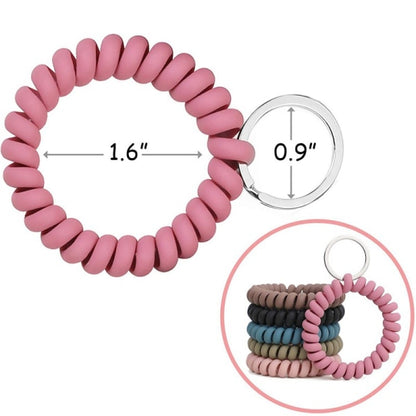 6PCS Stretchable Bracelet Keychain Wristlet - Compatible with Multi-Brand Key Fobs - Image 5