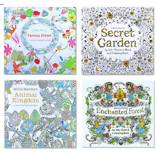Coloring Book for Stress Relief - Adult Edition - Hand Painted Mandalas for Coloring