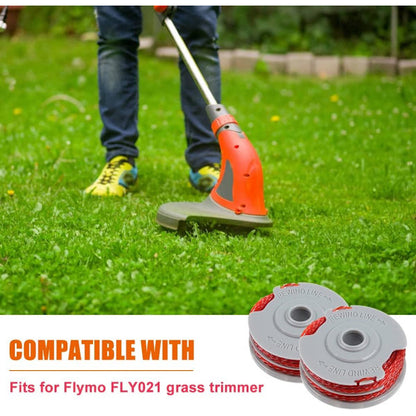 4-pack string trimmer line spool for Flymo FLY021 brush cutter line spool replacement spool for Flymo string trimmer 36ft/1.5mm - Image 5