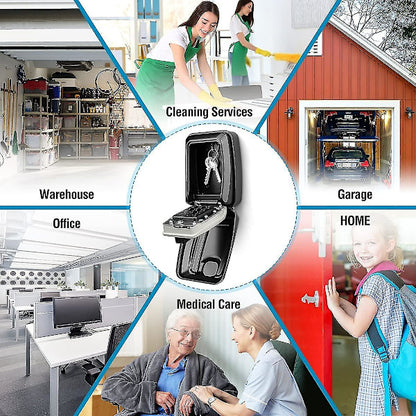 Waterproof key box wall mounted outdoor key box safe key box wall mounted key cabinet - Image 5