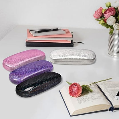 (4 pcs) Glasses Case, Unisex Hard Shell Glasses Case Protect - Image 2