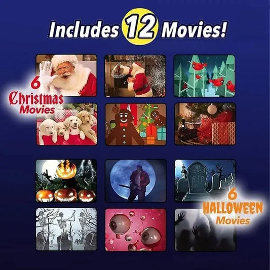 Christmas and Halloween Hologram Projector Window Projector LED - Image 2