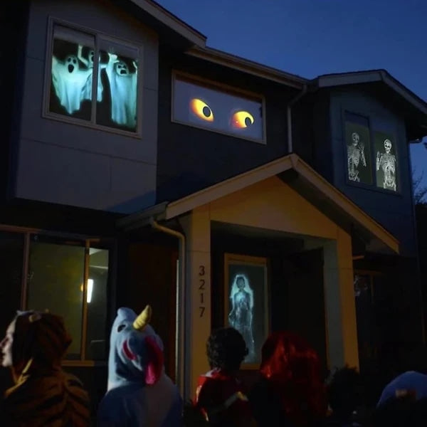 Christmas and Halloween Hologram Projector Window Projector LED - Image 3