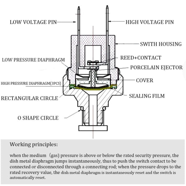 Air Compressor Switch Replacement Compatible with Air Pressure Systems - Image 4