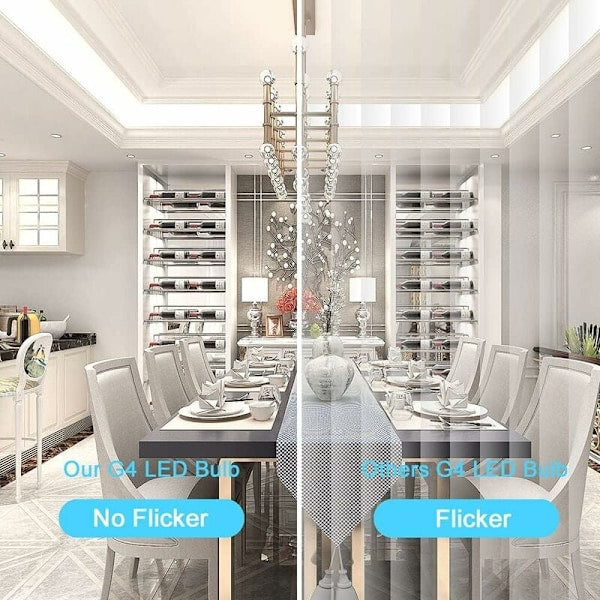 G4 LED Bulb 3W 6000K Cool White Equivalent to 35W Halogen 12V AC/DC 300 Lumens Non-Dimmable 10 Pack - Image 4