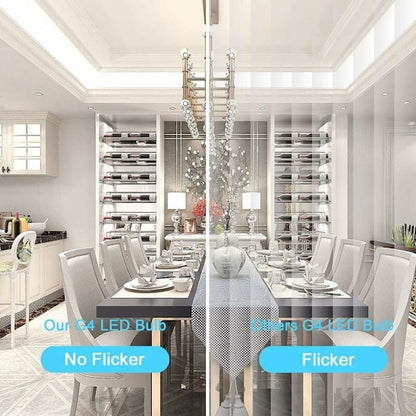 G4 LED Bulb 3W 6000K Cool White Equivalent to 35W Halogen 12V AC/DC 300 Lumens Non-Dimmable 10 Pack - Image 4