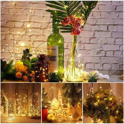 LED String Lights 50m Warm White 500 LEDs IP44 Waterproof Remote Control 8 Modes for Christmas Tree Outdoor Wedding Party Decoration - Image 3