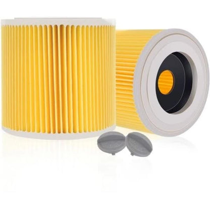 2-Pack Filter Cartridge Compatible with Kärcher WD3 Premium NT20/1 NT30/1 NT38 Vacuum Cleaners - Image 2