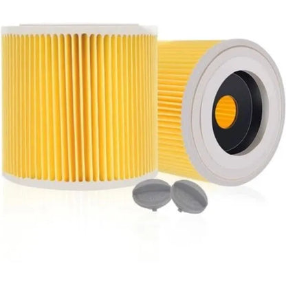 2-Pack Filter Cartridge Compatible with Kärcher WD3 Premium NT20/1 NT30/1 NT38 Vacuum Cleaners - Image 2