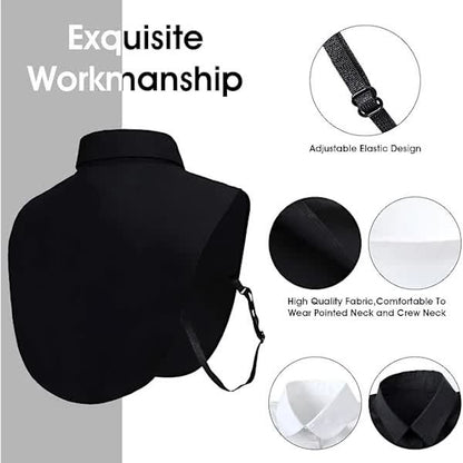 Black and White Detachable Collars, 2 Pack - Image 3