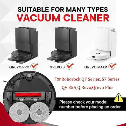Qrevo S MaxV Pro Plus Q Series S7 Robot Vacuum Compatible Rubber Brushes 6-Pack 35A Parts - Image 2