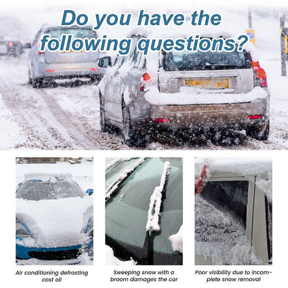 Vehicle Windshield Snow Cover with Magnetic Attachment 140x94cm Frost Ice UV Protection Easy Installation Fits Most Cars - Image 3