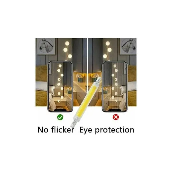 R7S LED Bulb 20W Dimmable 2-Pack, 118mm 3000K Warm White 3000LM, 360-Degree Lighting Flicker-Free, Compatible with Halogen Bulbs J118 300W - Image 2