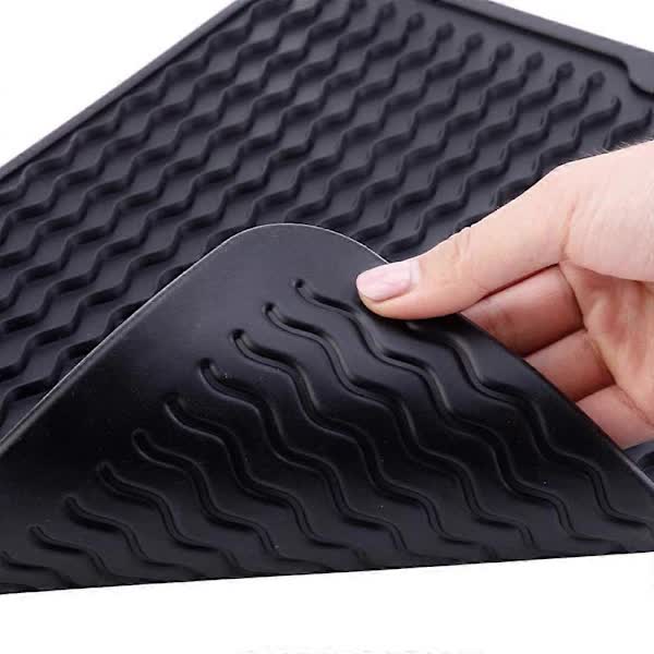 Non-Slip Silicone Dish Drain Mats 2 Pack - Image 3