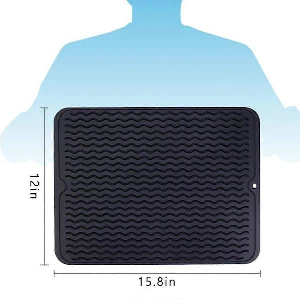 Non-Slip Silicone Dish Drain Mats 2 Pack - Image 4