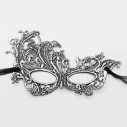 Venetian Masquerade Mask for Women Elegant Lace Halloween Mardi Gras Party Gold Silver Black - Image 6