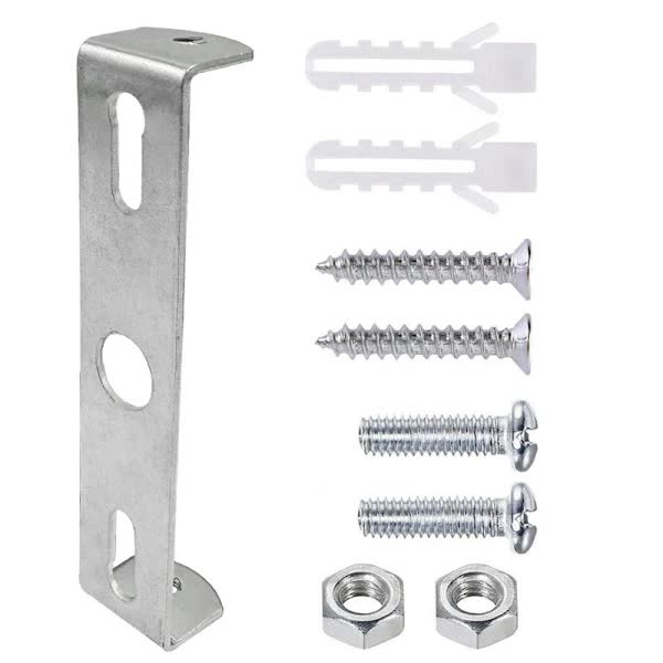 【xj】4pcs Ceiling Plate Light Bracket Ceiling Mount Hanging Lamp Holder for Wall or Ceiling Mounted Lamp Mounting Brackets with Screws Iron 110mm Silver - Image 4