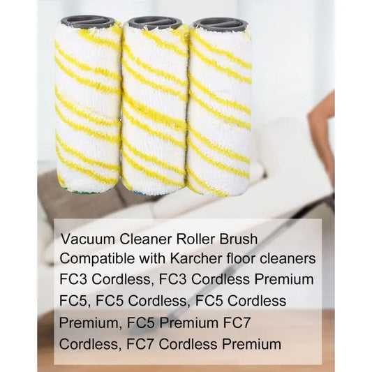 Replacement Rolls for Kärcher FC7 FC5 FC3D FC3 (Yellow) (4) - Image 3