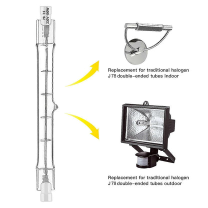 R7s Halogen Bulb Set of 5, 78mm 80w 230v, Dimmable Halogen Rod for Construction Site Floodlights - Image 3