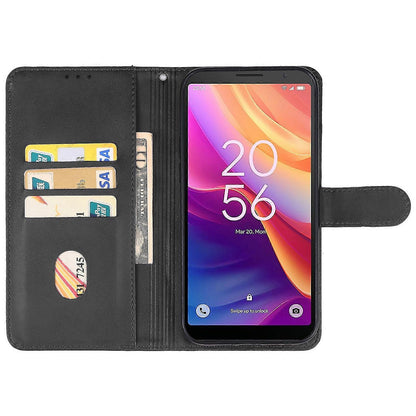 Leather Case for TCL 501 Black - Image 3
