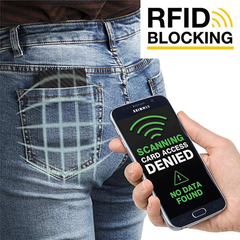 Best selling product!!! Carbon fiber RFID Card holder Black - Christmas gift One size - Image 3